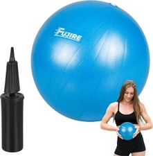 Palla Pilates 25 cm Antiscoppio con Pompa | Fitness Yoga Core Training Fujire
