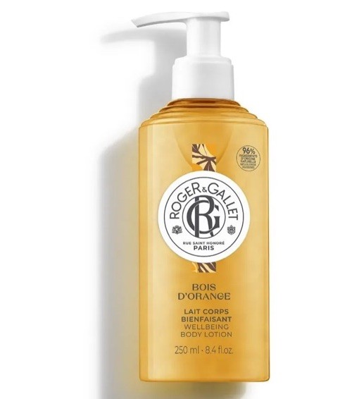 Lait corps bienfaisant bois d'orange Roger Gallet 250ml rituel réveil
