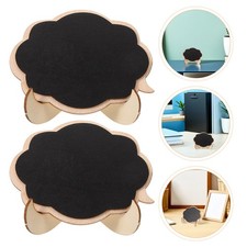  50 Pcs Portable Writing Board Cafe Menu Chalkboard Black Sign for Events