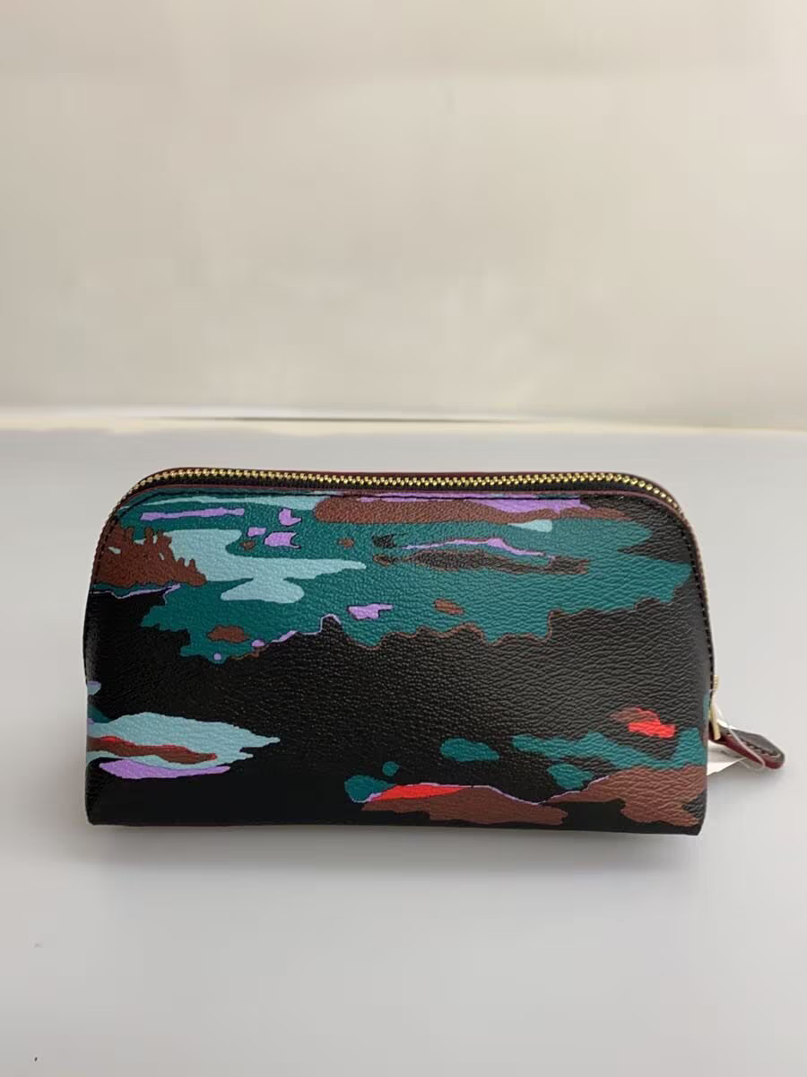 COACH Landscape Pattern Pouch PVC Multi color All… - image 3