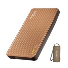 Air Foam Camping Mattress, Self-Inflating 4.5" Thick, Single Sleeping Pad