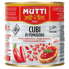 Mutti Tomato Cubes 2450g Italian Diced Tomatoes Tin