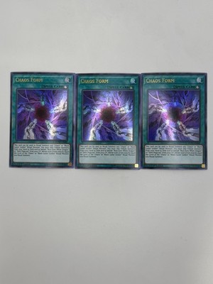 YUGIOH: 3x Chaos Form Common NM LDS2-EN025