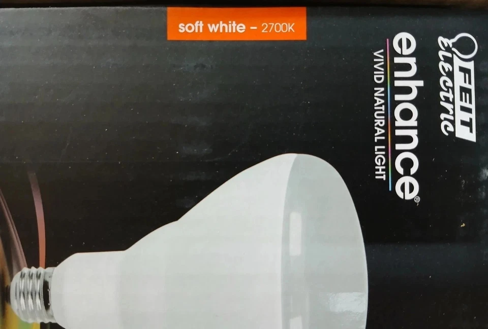 Feit Electric BR40 LED Bulb 4 Pack – 9.4W Dimmable Soft White (65W Replacement) - Image 3 of 4