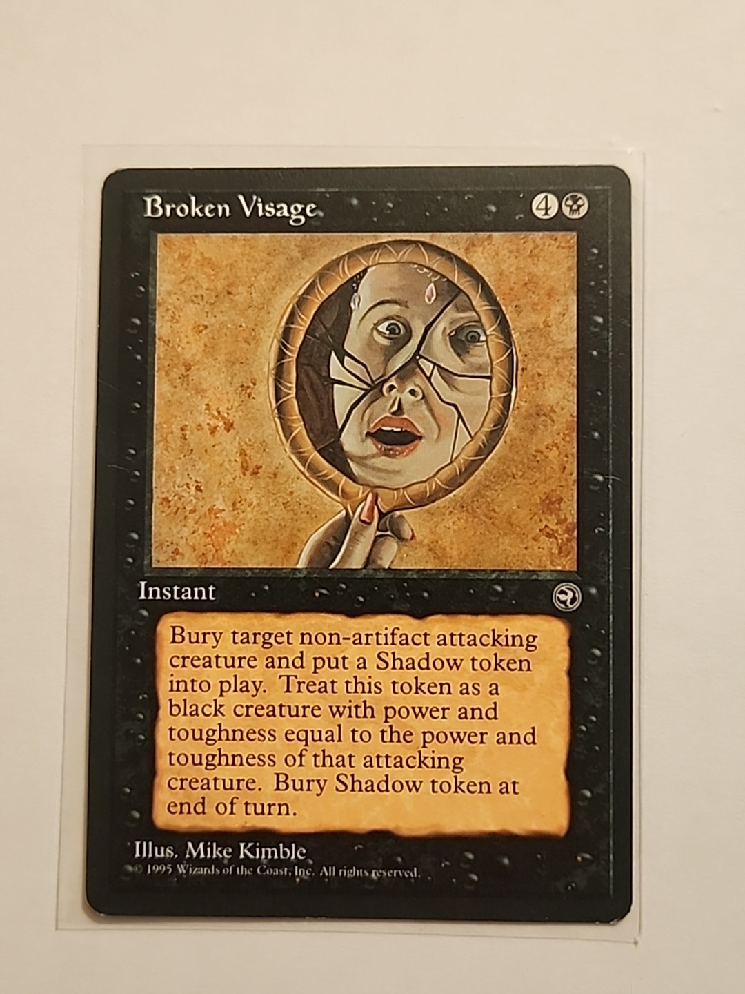 Broken Visage - Homelands - MTG Magic - Rare - Black Instant 