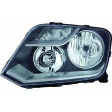 Halogen Scheinwerfer Frontscheinwerfer links H7/ H1 schwarz für VW Amarok