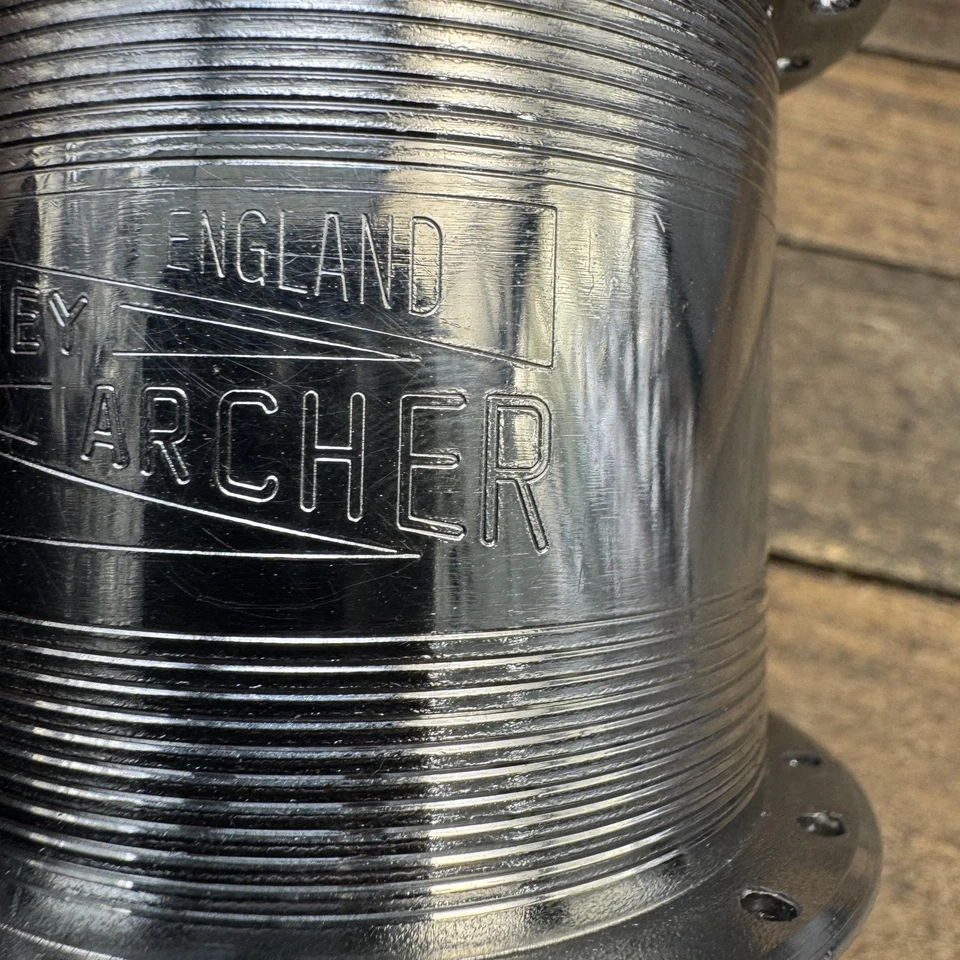 Buje trasero vintage Sturmey Archer AW 36H 3 velocidades 36 orificios bicicleta IGH años 70 Raleigh Foto 3 de 4