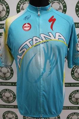 Maglia shirt ciclismo bike ASTANA MOA TG 5 H282 maillot trikot jersey - Photo 1/2