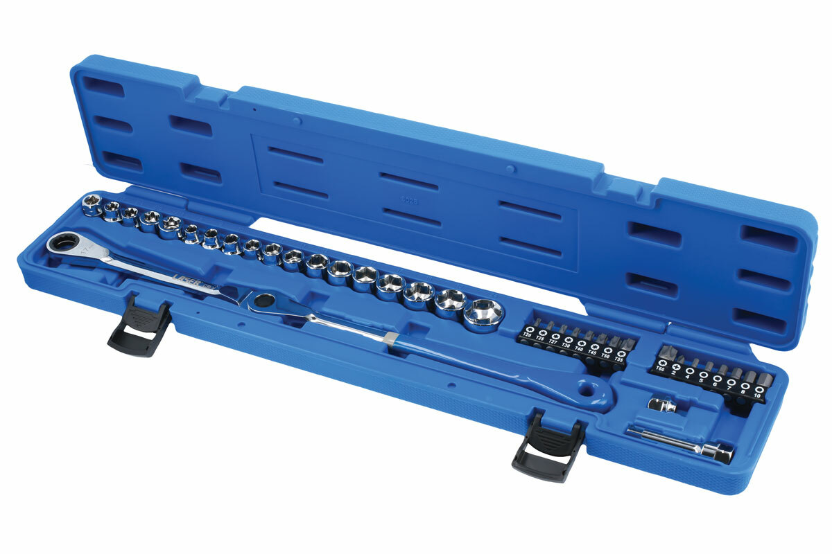 Laser 8094 37 Piece 3/8"" Drive Auxiliary Belt Wrench Set