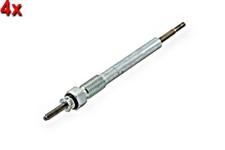 HELLA 4x Glühkerze Für HYUNDAI Accent IV I20 KIA Carens Ceed 06-19 36710-2A700