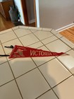 Victoria BC Canada Red Pennant Vintage Flying Duck — photo 1