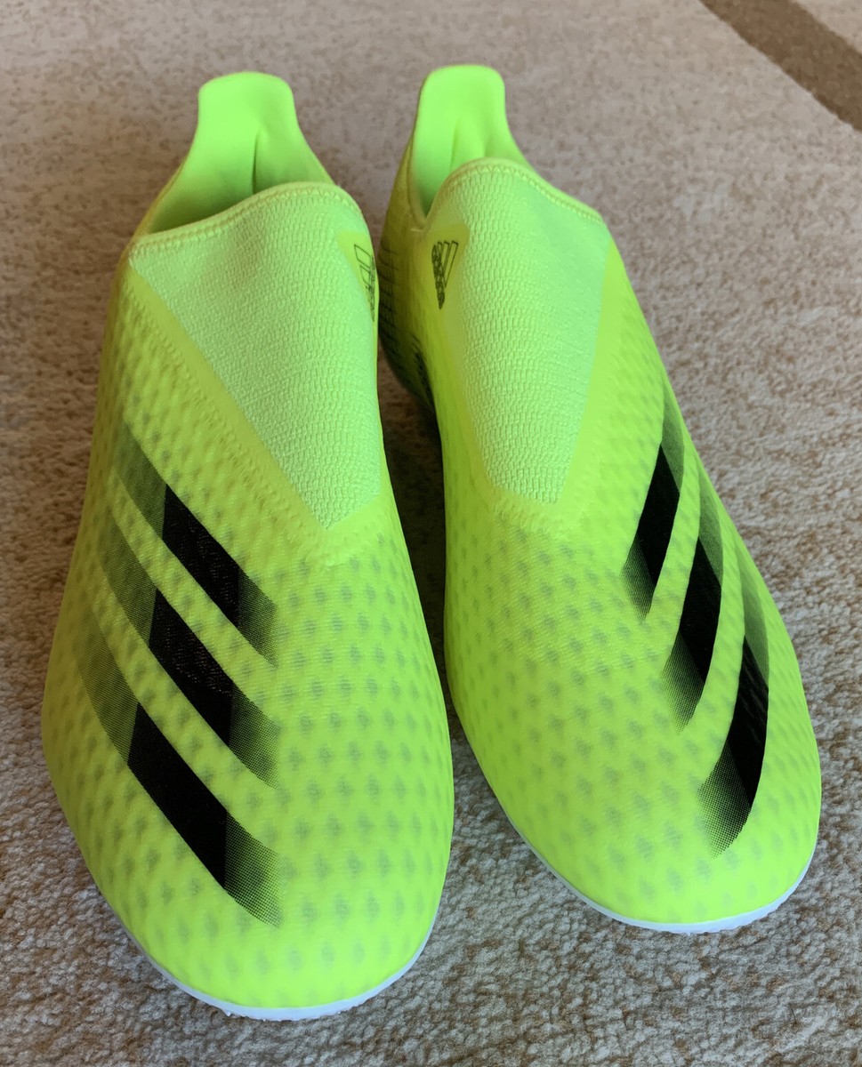 Size 13 - adidas X Ghosted.3 Laceless FG Solar Yellow for  display picture 1