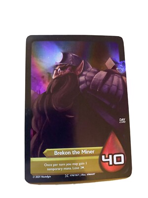 Nostalgix TCG Day Zero Brekon the Miner Void Holo NM