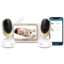 Motorola Connect85-2 Video Baby Monitor – 5’ Parent Unit and WiFi HD Viewing –
