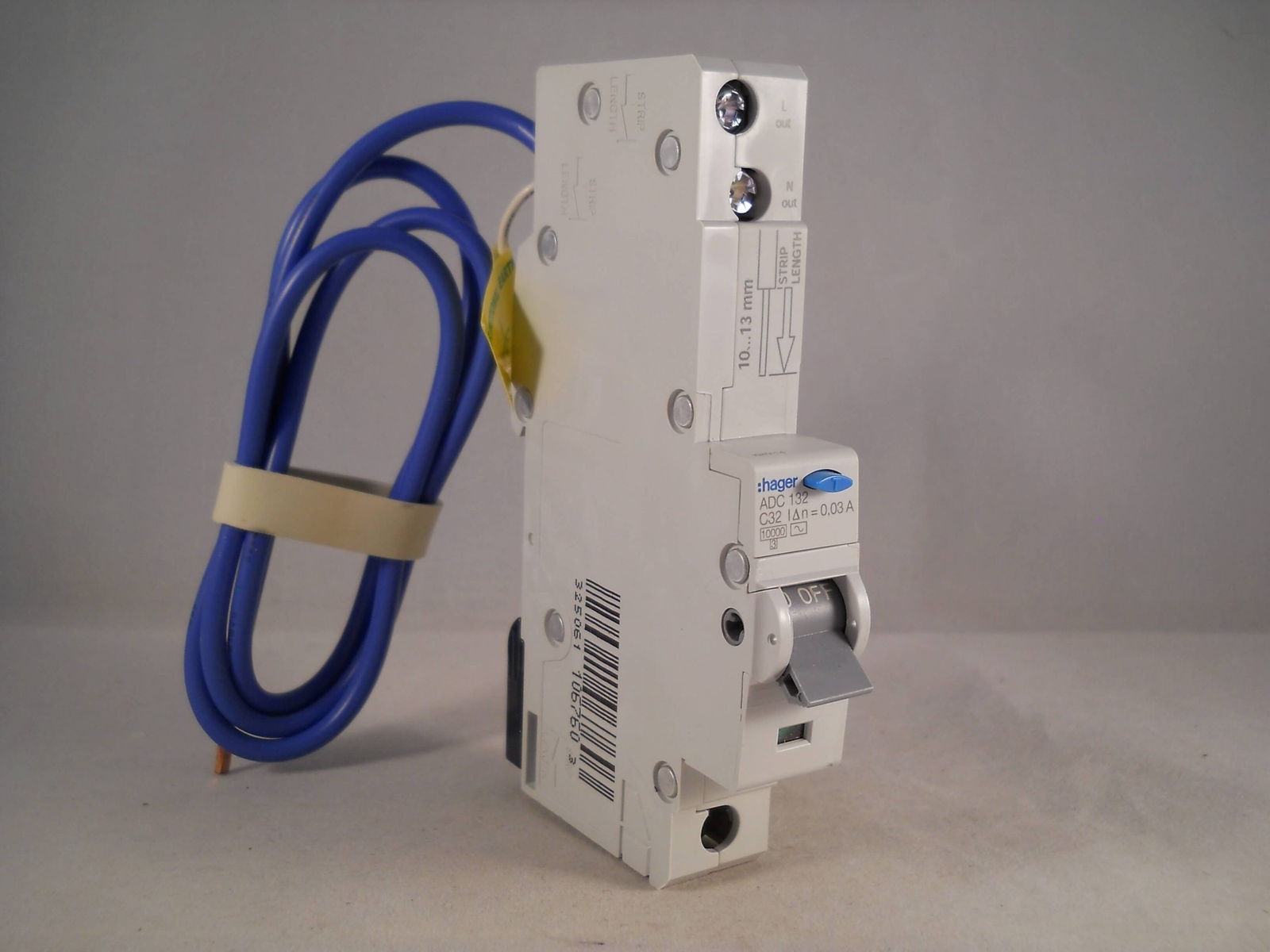 Hager RCBO 32 Amp 30mA Type C 32A 106760 C32 ADC Range ADC132