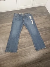 levi strauss signature bootcut blue Denim jeans Size 38x30 New With Tags *******