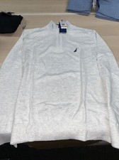 Nautica Mens Navtech Quarter-Zip Sweater