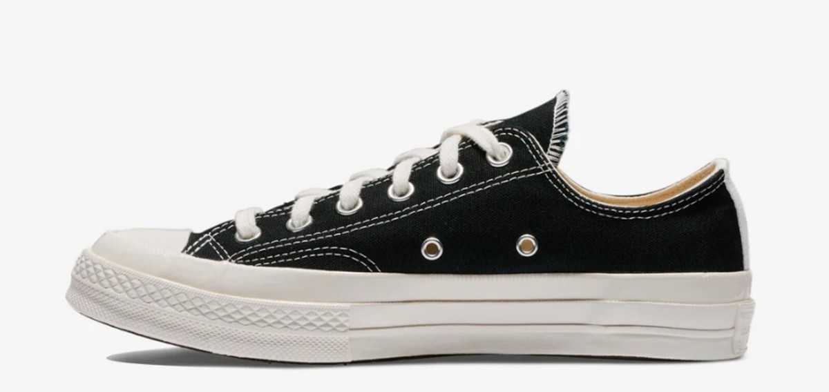Size 9 - Comme des Garçons PLAY x Converse Chuck 70 Low Single