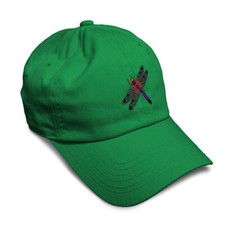 Soft Women Baseball Cap Dragon Fly C Embroidery Dad Hats for Men Buckle Closure