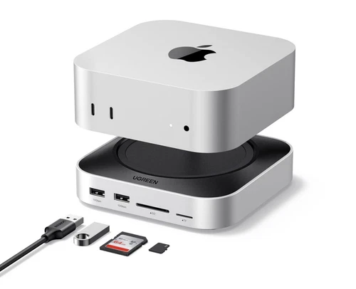 UGREEN Mac mini M4 Dock & Stand with NVMe SSD Enclosure