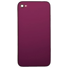 Door with Frame for Apple iPhone 4 GSM Purple Rear Back Panel Housing Battery