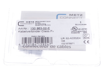 METZ CONNECT 130 863-02-E 13086302E Adapter 13 ! NEW