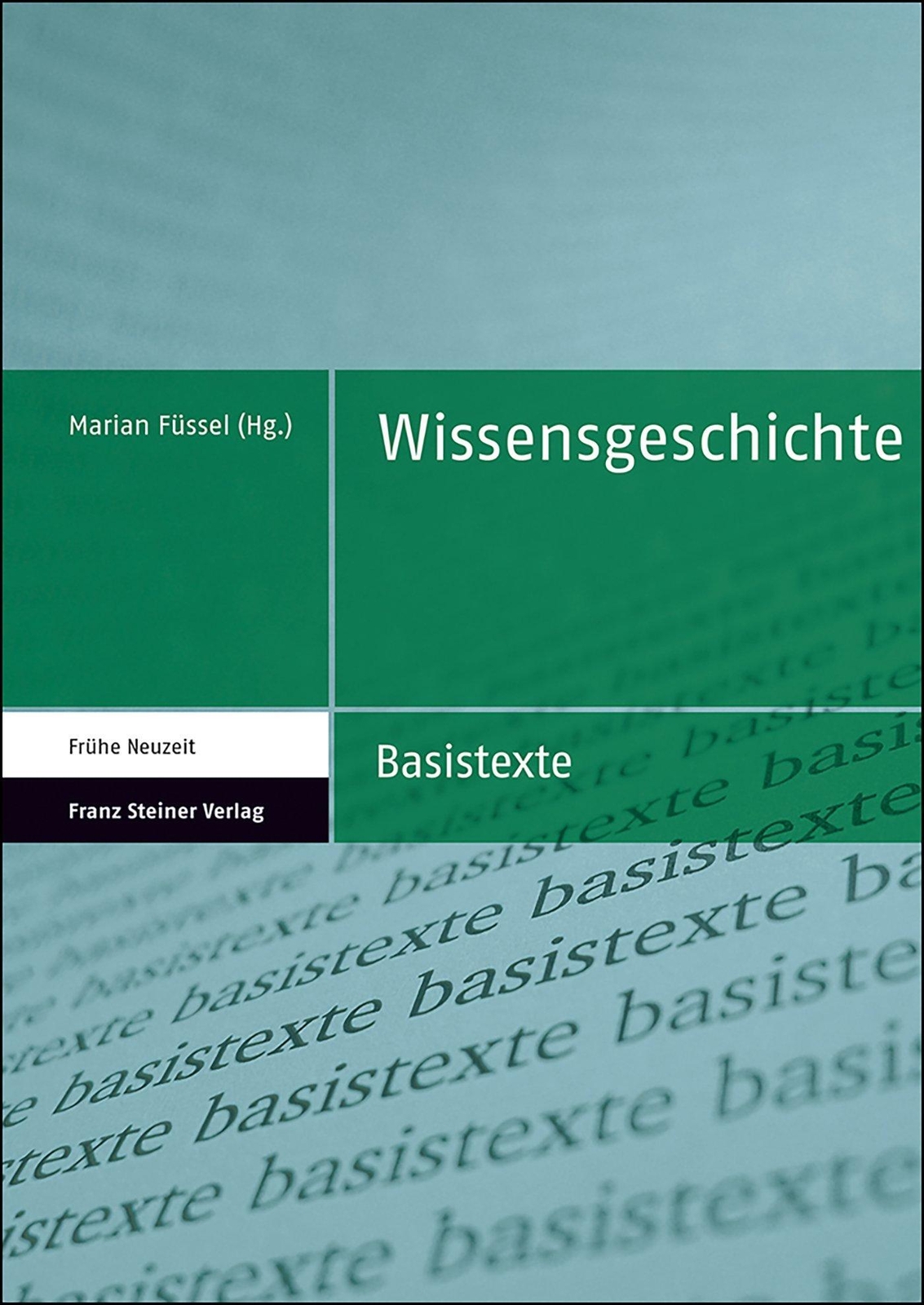 Thumbnail - Wissensgeschichte Marian Füssel Taschenbuch Basistexte - Frühe Neuzeit
