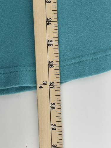 Victorias Secret Pink Pullover Sweatshirt Womens Size XS Teal Turquoise FastShip - Picture 7 of 7