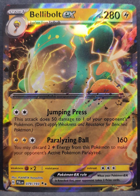 Bellibolt ex 079/193 Paldea Evolved Double Rare Pokémon Pokemon Card English NM