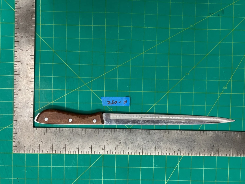 Винтажный шеф-поварский нож 15,5 дюйма Regent Swords Lightning Edge нержавеющая сталь сделано в Японии - Изображение 4 из 4