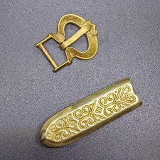 Medieval Belt Set, Rus Replica Belt Buckle Accessories, Novgorod Belt 18-20mm