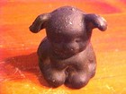 VINTAGE Cast Iron FIDO Bulldog Paperweight HUBLEY 1920s Dog Puppy 2"  H658 — photo 1