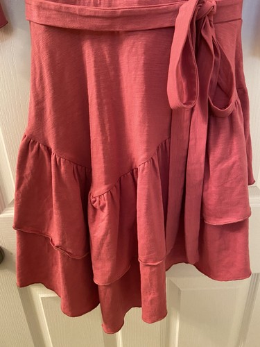 Joyfolie Mia Joy Dress Tiered Ruffle Bell Sleeves Side Bow Tie Girls Size 8 - Picture 6 of 9