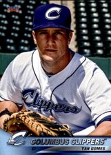 2013 Columbus Clippers Choice #14 Yan Gomes Sao Paulo Brazil Baseball Card