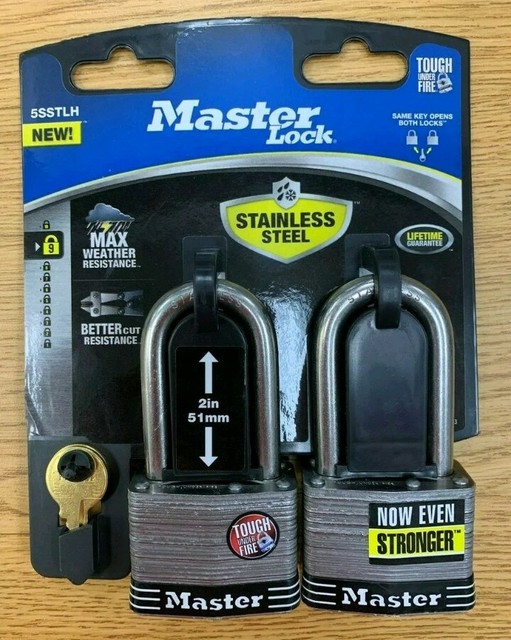 Four Master Locks Keyed Alike 5SSTLH Stainless Steel for sale online eBay