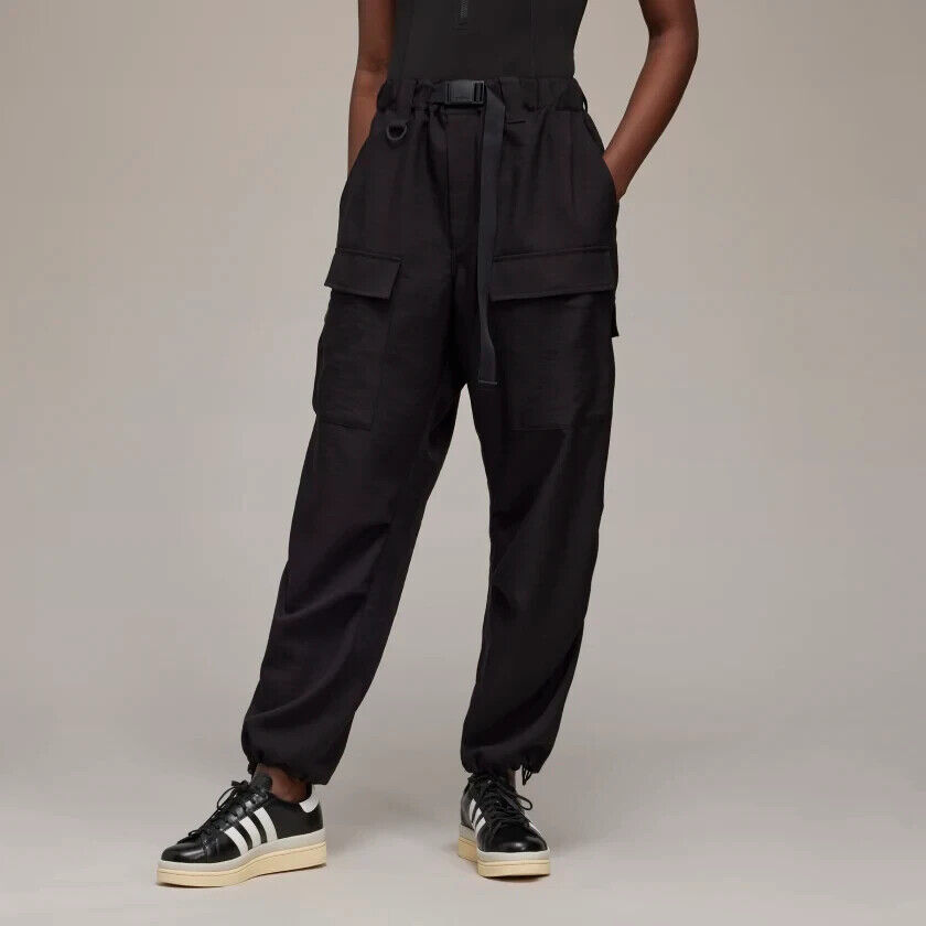 Y-3 ADIDAS YOHJI YAMAMOTO BLACK CLASSIC SPORT UNIFORM CARGO Y-3 ADIDAS YOHJI YAMAMOTO BLACK CLASSIC SPORT UNIFORM CARGO
