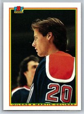 1990-91 Bowman Martin Gelinas Rookie Edmonton Oilers RC #190