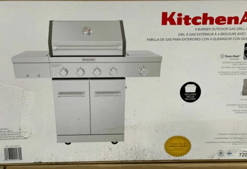 Acero inoxidable KitchenAid Parrillas incorporado