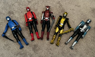 Bundle of 5 Power Rangers Beast Morpher 12'' Figures Hasbro 2019 Mint Condition