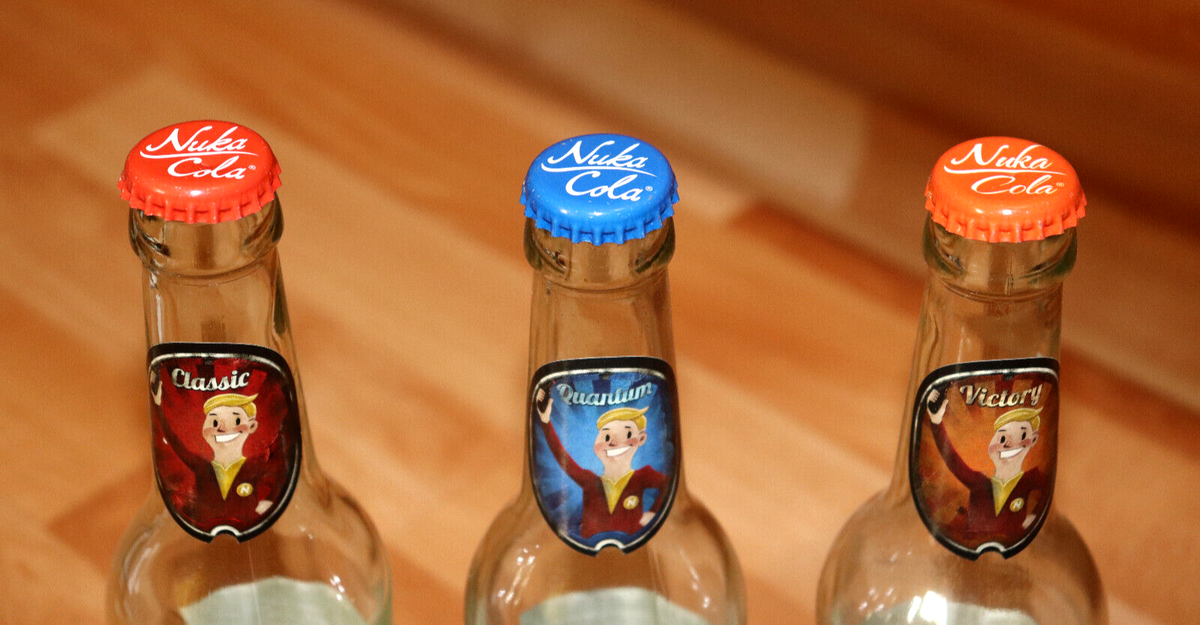 Bouteille Nuka Cola Fallout - Première Licence Originale, Design 1er (occasion)