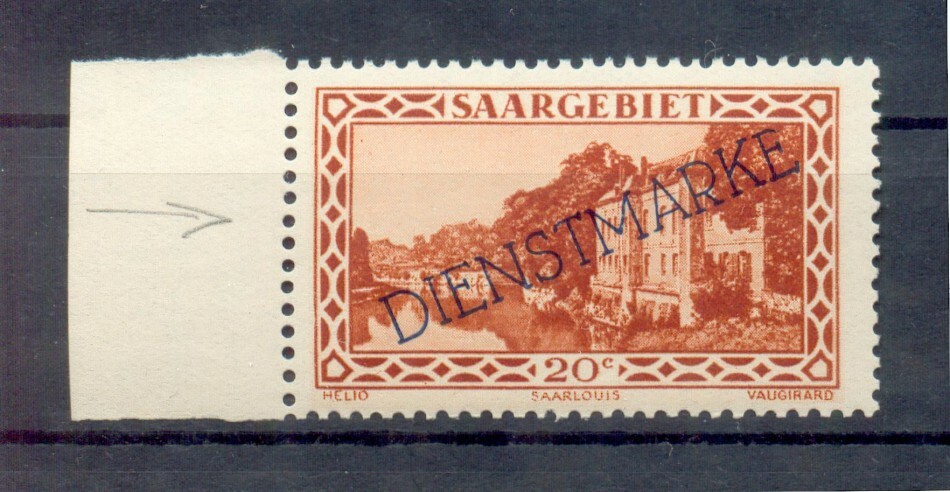 Saar Service 24XI ABART** MNH Mint Never Hinged (72396)