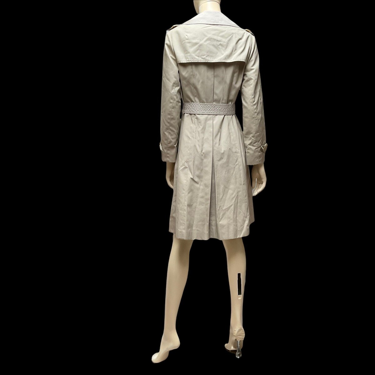 Vintage Croydor Switzerland Trench Coat Belted Two Tone