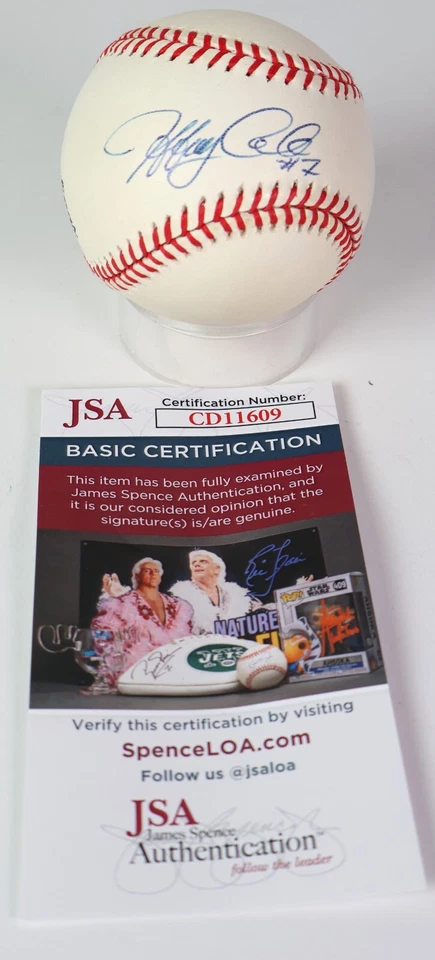 Jeff Cirillo Autografiado Oficial Grandes Ligas Béisbol Certificado de Autenticidad JSA Foto 3 de 3