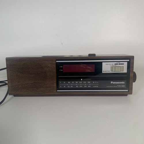 Vintage Panasonic Digital Clock Radio RC6070 AM FM Alarm Works eBay