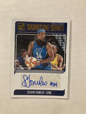 2019 Panini Donruss WNBA Autograph Press Proof Sylvia Fowles #/199