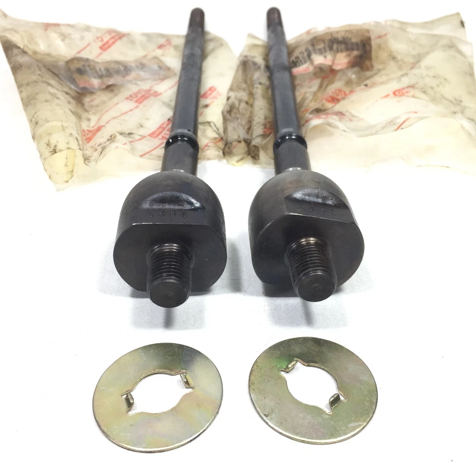 Par de extremos de cremallera de dirección 45503-19035 Toyota Corolla AE80 81 82 CE80 genuino nuevo en stock Foto 3 de 4