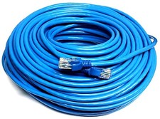 Blue 200 FT Foot 60M Cat5e Patch Ethernet LAN Network Router Wire Cable Cord NEW