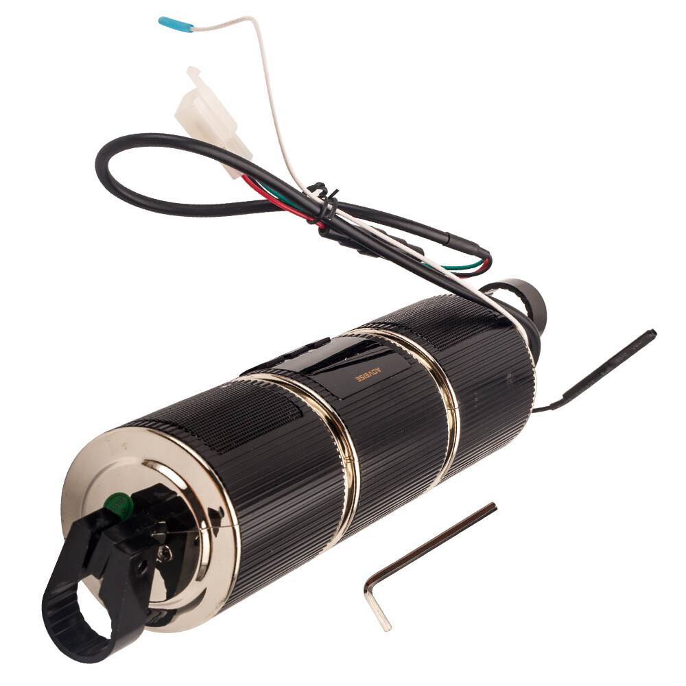 Waterproof Bluetooth Motorcycle Stereo Speaker MP3 Audio System USB AUX FM  Radio