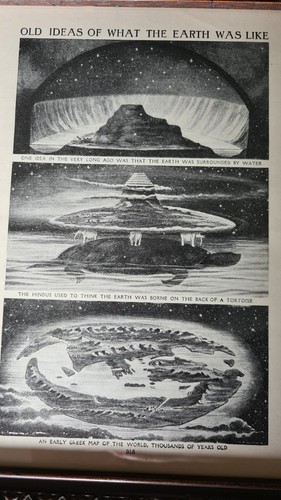 Print From A 1930s Book. 'Old Ideas of Earth' Freepost Within Mainland UK. - Picture 2 of 6