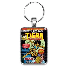 Marvel Chillers Featuring Tigra The Were-Woman #3 Cover Key Ring or Necklace